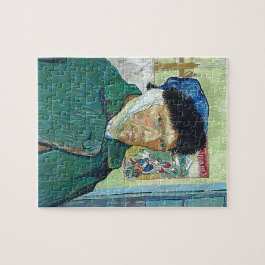 Puzzle L'autoportrait de Van Gogh Peinture d'art ocre en (Horizontal)