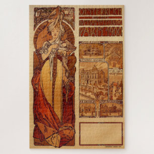 Puzzle L'Autriche par Alphonse Mucha