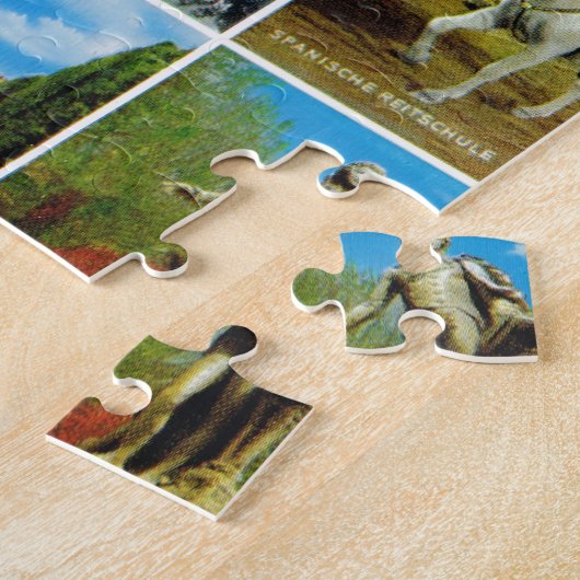 Puzzle L'Autriche vintage, Wien, Vienne, Multiview (Côté)