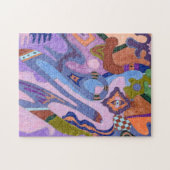 Puzzle "Lavande" Art Abstrait (Horizontal)