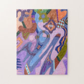Puzzle "Lavande" Art Abstrait (Vertical)