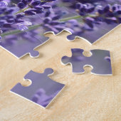 Puzzle Lavande printanière avec abeilles florales violett (Côté)