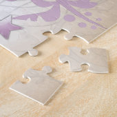 Puzzle Lavande Vintage, Papillon, Musique, Horloges (Côté)