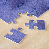 Puzzle Lavande violet violet art abstrait (Côté)