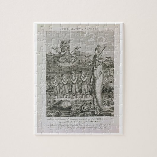 Puzzle L'avatar de Matsya, ou la première incarnation de (Vertical)