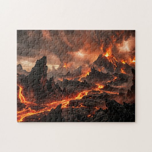 Puzzle Lave volcanique (Horizontal)
