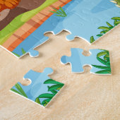 Puzzle L'aventure sauvage Safari : Un Royaume animal dyna (Côté)