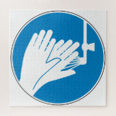 Puzzle Lavez-vous les mains (santé et sécurité) (hygiène) (Horizontal)