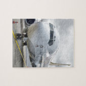 Puzzle L'avion à l'aéroport sur la route (Horizontal)