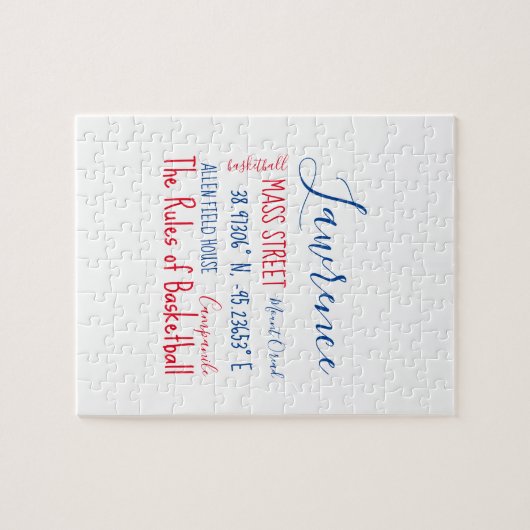 Puzzle Lawrence Kansas (Horizontal)