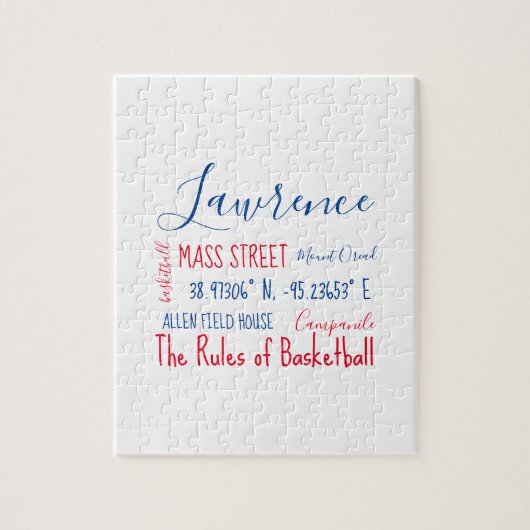 Puzzle Lawrence Kansas (Vertical)