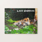 Puzzle Lazy arrive le tigre de Sibérie (Horizontal)
