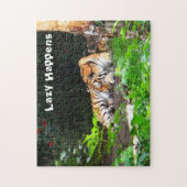 Puzzle Lazy arrive le tigre de Sibérie (Vertical)