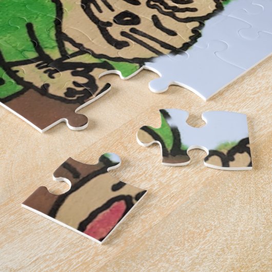 PUZZLE LAZY EASTER BUNNY (Côté)