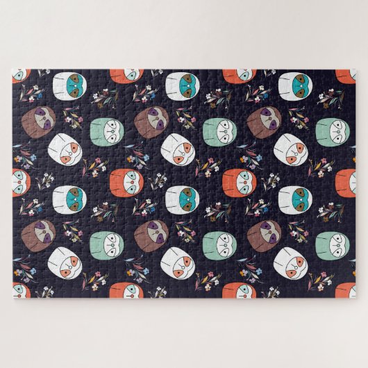 Puzzle Lazy Sloth (Horizontal)