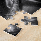 Puzzle Lclarinette ancienne, vie morte, B&W (Côté)