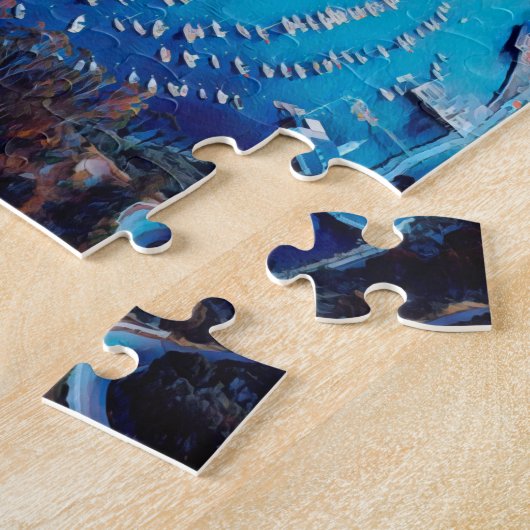 Puzzle ldp PÈRE NOËL CATALINA Island - Californie - port (Côté)