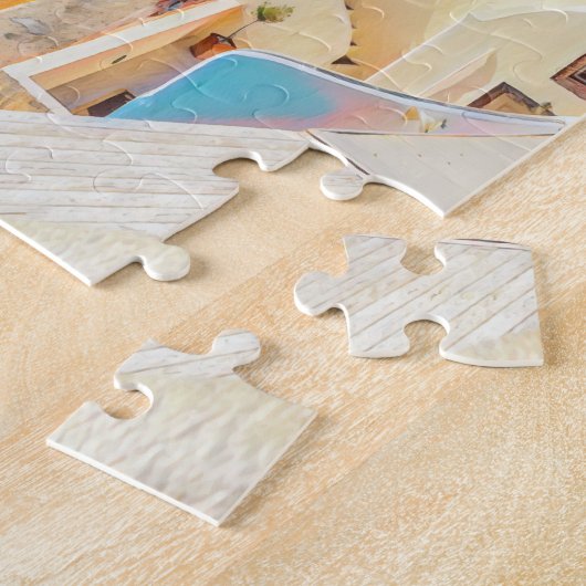 Puzzle ldp SANTORINI - panorama - (Côté)