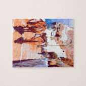 Puzzle ldp SANTORINI - Sentier des ânes - Fira - (Horizontal)