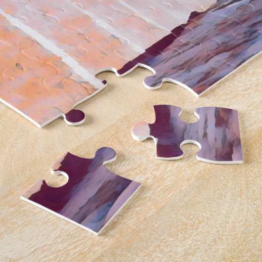 Puzzle ldp SANTORINI - Sentier des ânes - Fira - (Côté)