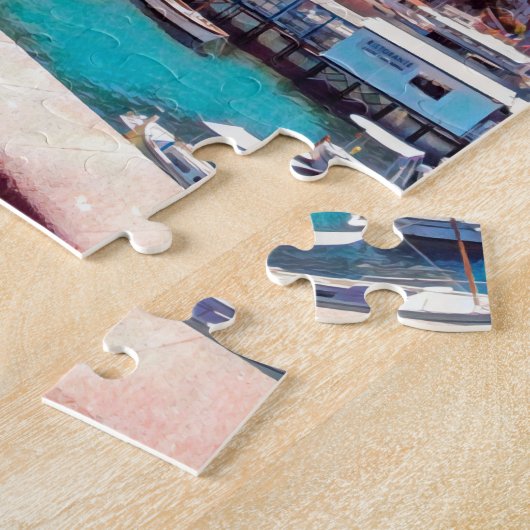 Puzzle ldp SORRENTO - panorama - plage - (Côté)