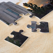 Puzzle LDS Utah Temple sunset (Côté)