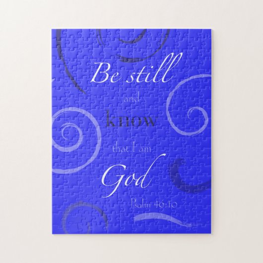 Puzzle Le 46:10 de psaume choisissent votre propre (Vertical)