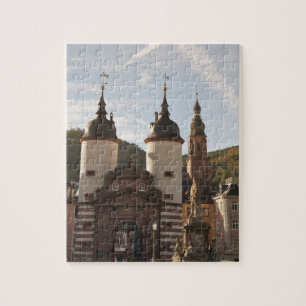 Puzzle Le Alte Brucke dans la vieille ville, Heidelberg,