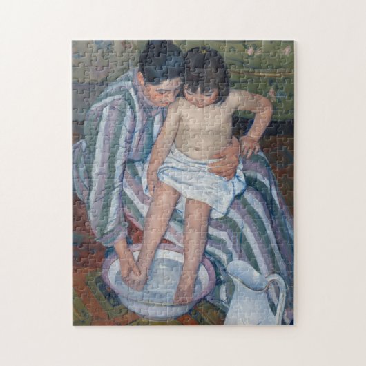 Puzzle Le bain de l'enfant | Mary Cassatt (Vertical)