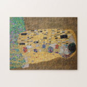 Puzzle Le baiser (amoureux) Der Kuss par Gustav Klimt (Horizontal)