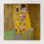 Puzzle Le baiser | Gustav Klimt |<br><div class="desc">The Kiss est un tableau de 1901 de Gustav Klimt.</div>