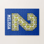 Puzzle Le base-ball personnalisé numéro 2 (Horizontal)