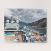 Puzzle Le bateau de croisière Royal Princessin dans la ba (Horizontal)