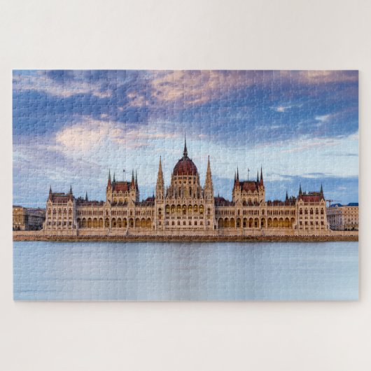 Puzzle Le bâtiment du Parlement à Budapest, sur le Danube (Horizontal)