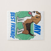 Puzzle Le beagle est mon meilleur ami (Horizontal)