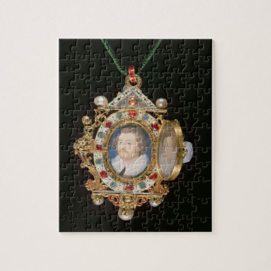 Puzzle Le bijou de Gresley, avec les portraits miniatures (Vertical)