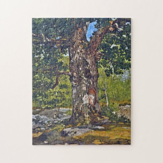 Puzzle Le Bodmer Oak Monet Art (Vertical)