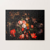 Puzzle Le bouquet renversé par Abraham Mignon (Horizontal)