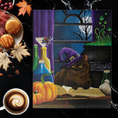 Puzzle Le cacao le chat d'Halloween