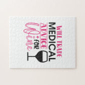 Puzzle Le Cadeau Infirmière Échangera Des Conseils Médica (Horizontal)