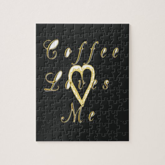 Puzzle Le café m'aime. (Vertical)