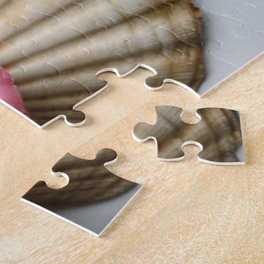 Puzzle Le camélia et les coquilles (Côté)