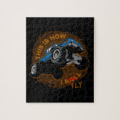 Puzzle Le camion de monstre ceci est comment je vole (Vertical)