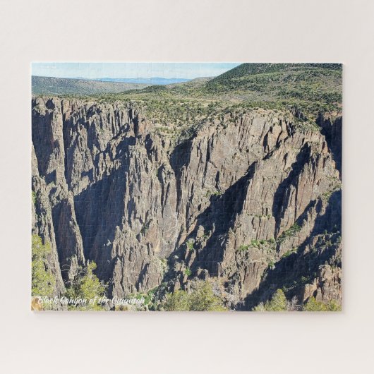 Puzzle Le canyon noir du parc national Gunnison (Horizontal)