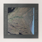 Puzzle Le canyon noir du parc national Gunnison (Horizontal)