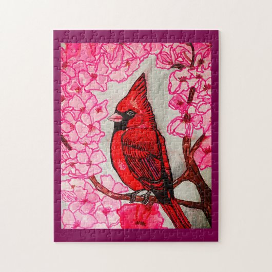 PUZZLE LE CARDINAL ROUGE (Vertical)