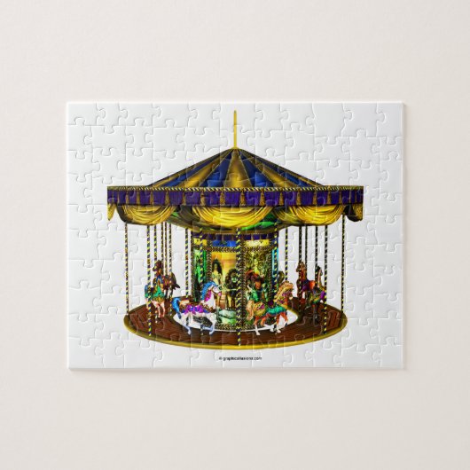 Puzzle Le carrousel d'or (Horizontal)