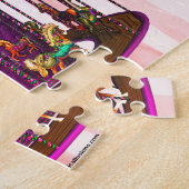 Puzzle Le carrousel pourpre (Côté)