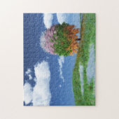 Puzzle Le casse-tête de l'arbre de saison (Vertical)