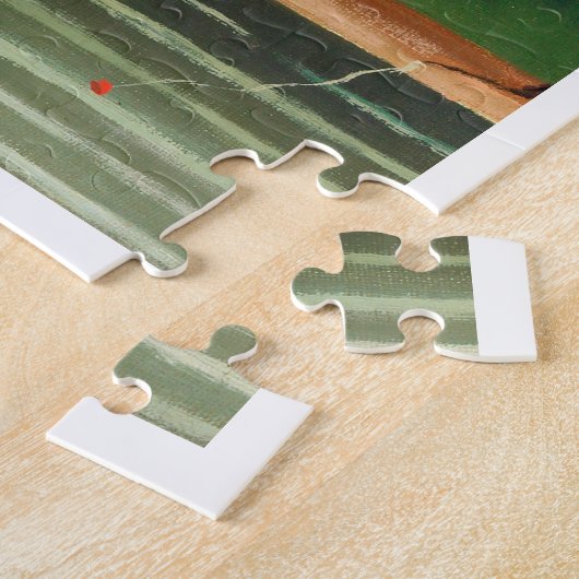 Puzzle Le célèbre paysage peint d'Henri Roussou (Côté)